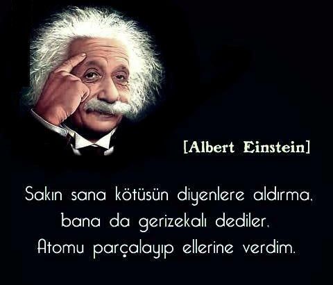 Albert Einstein yutyuty Albert Einstein Sözleri