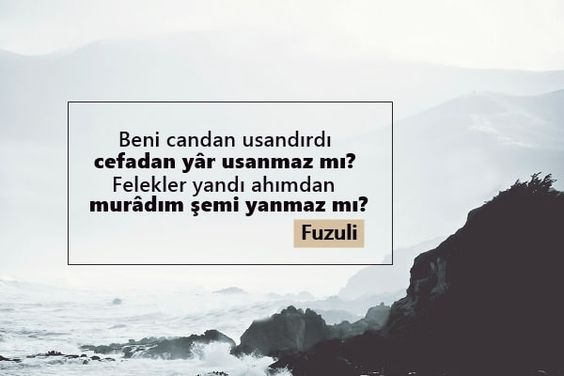 Fuzuli sozleri 5435 Fuzuli Sözleri